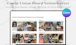 Canva Vision Board Notion Covers image