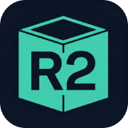 R2 Desk Pro - Product Hunt launch logo and brand identity