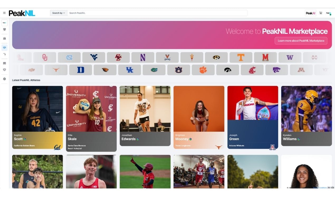 PeakNIL - Giving student-athletes the power to be their own agent media 2