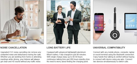 Bluetooth headphones gallery image