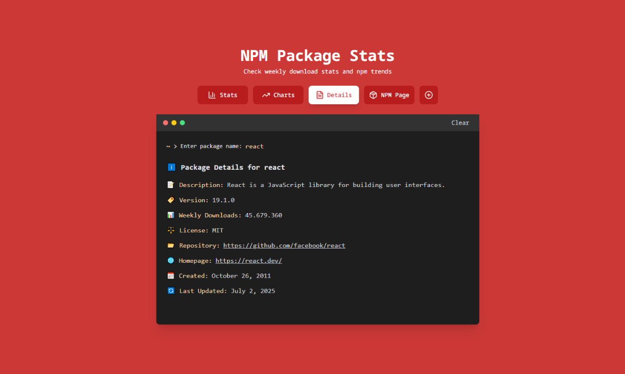 NPM 통계 - NPM 다운로드 통계 및 트렌드를 발견하십시오 미디어 3