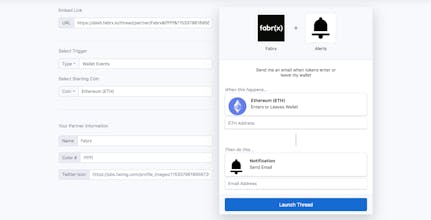 Fabrx DeFi & Trading Notifications gallery image