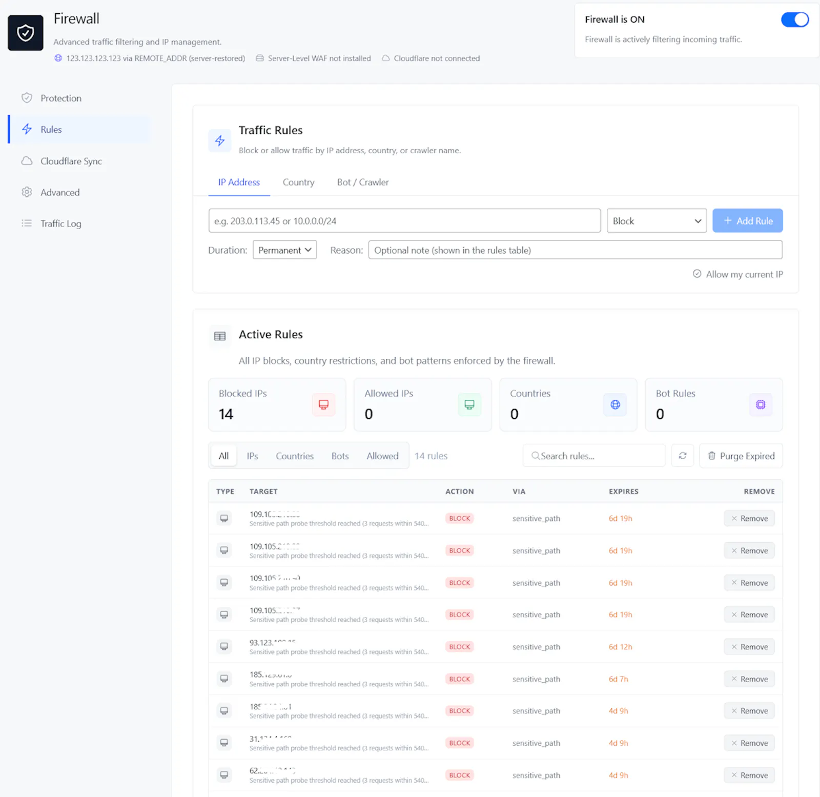SiteFort – Modern WordPress Security screenshot 5