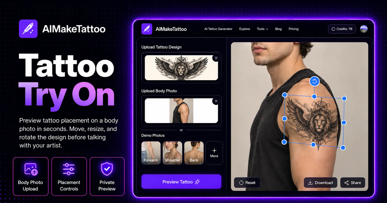 AIMakeTattoo screenshot 3