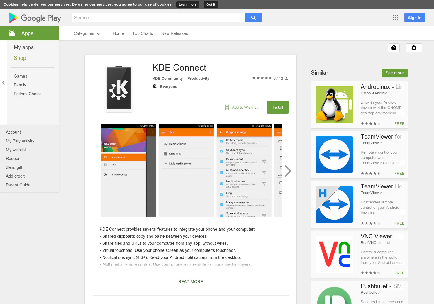 KDE Connect