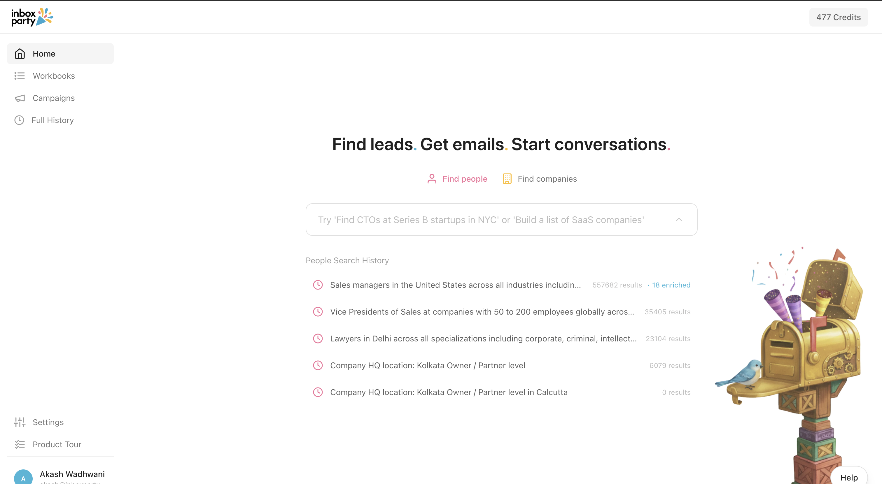 Inbox Party gallery image
