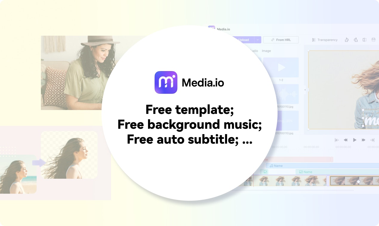 โปรแกรมแก้ไขวิดีโอออนไลน์โดย Media.io media 3