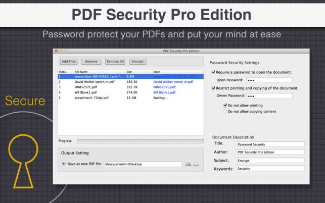 PDF Security Pro Edition gallery image