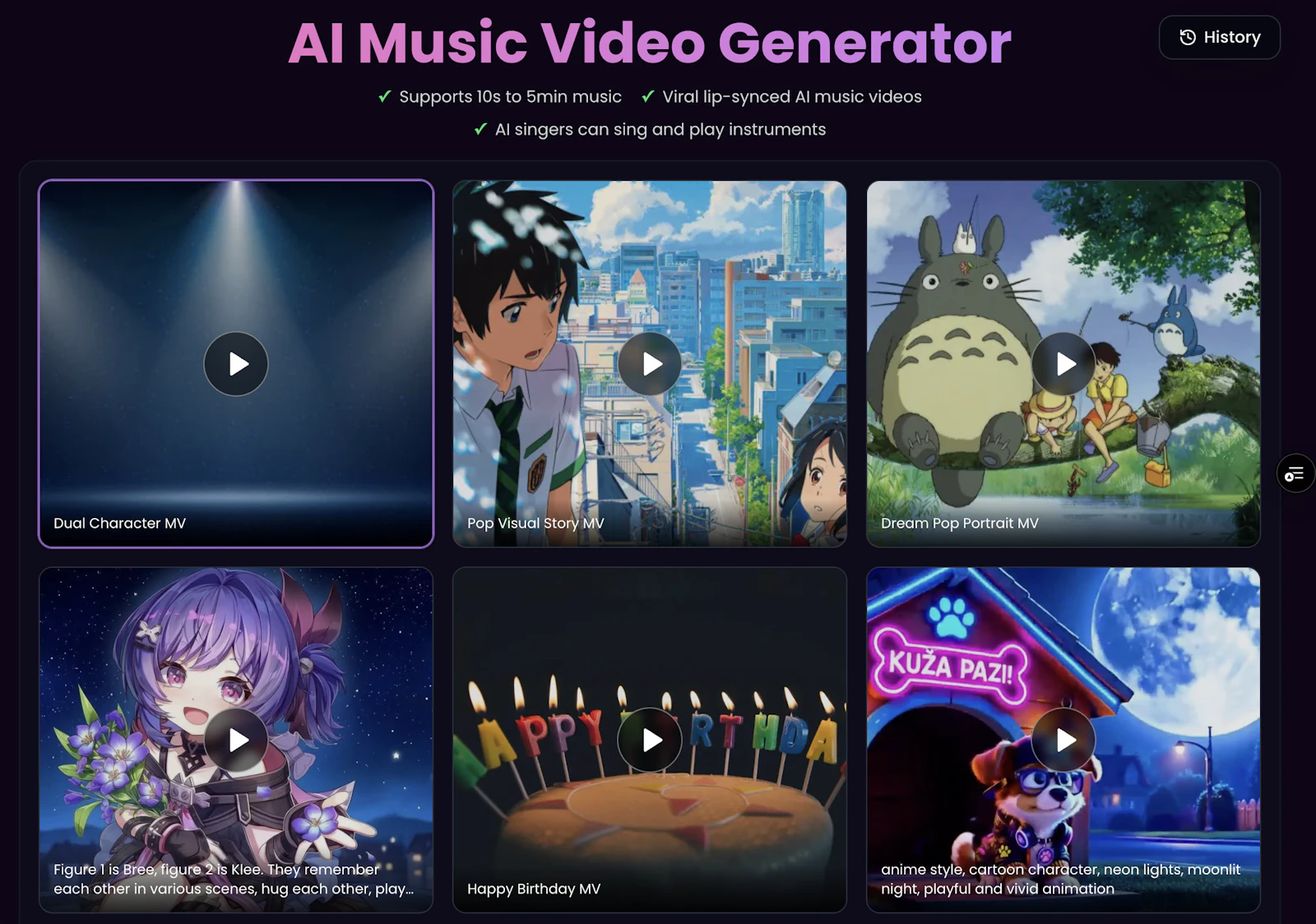 AI Music Video Generator screenshot 2