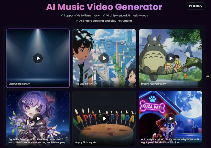 AI Music Video Generator screenshot 2