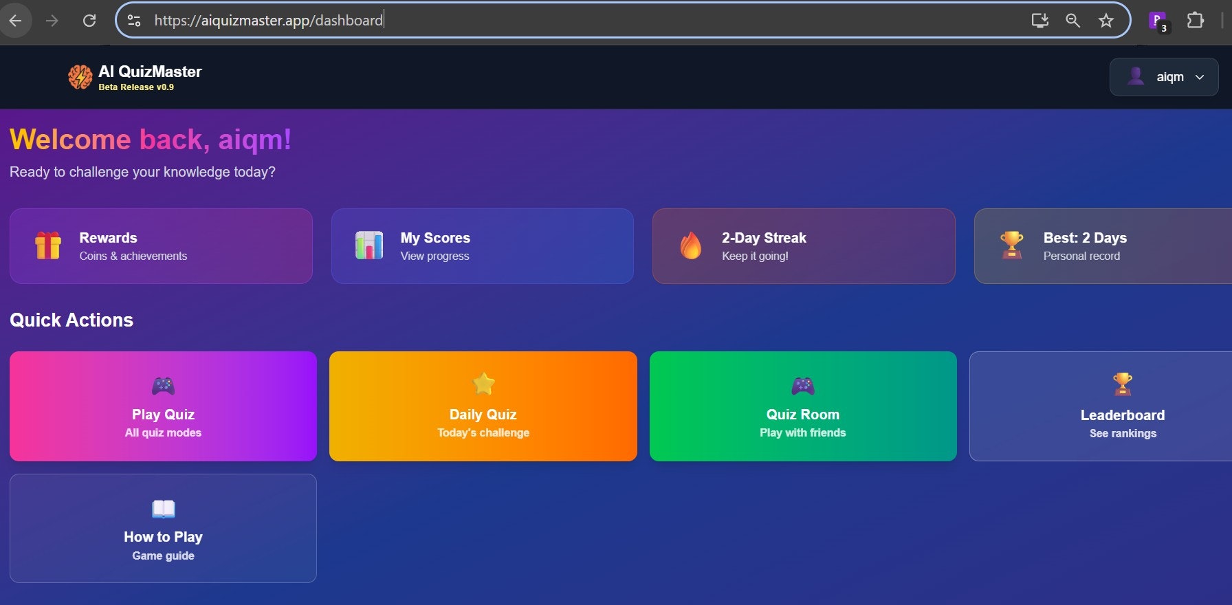 AIQuizMaster – AI‑Generated Quizzes