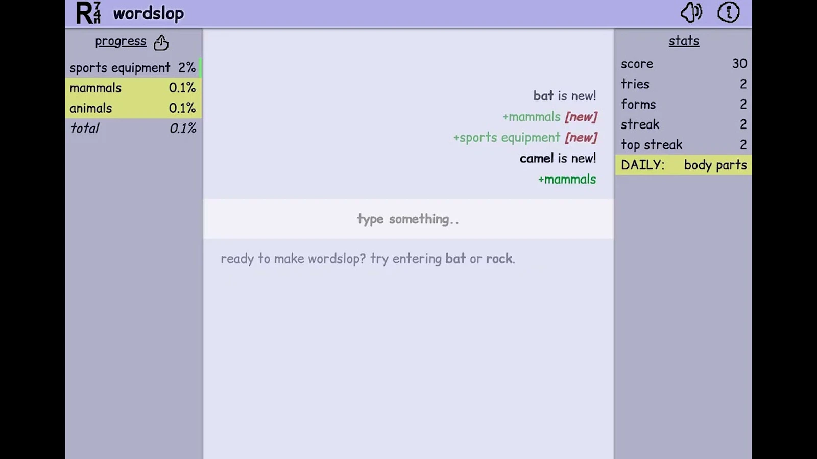 Wordslop: Just Type Things screenshot 1 (video preview)