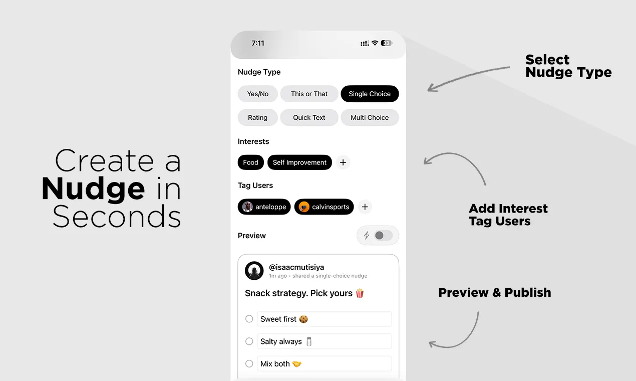 Tapnudge screenshot