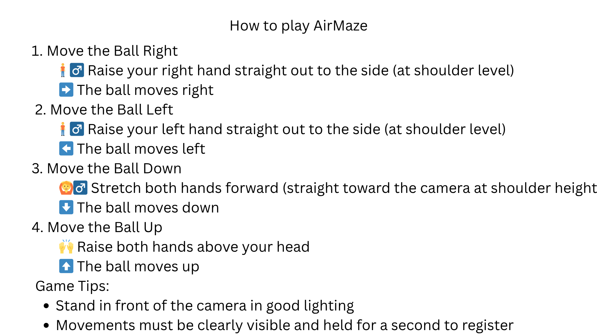 Gesture Play - Touchless Gaming App media 6