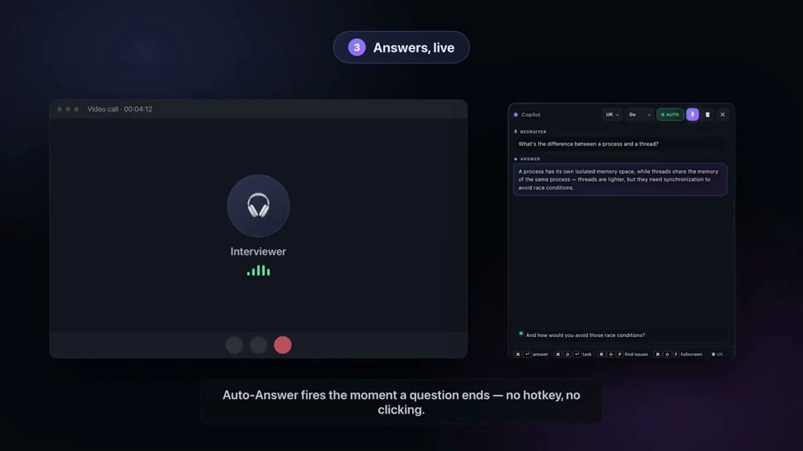 Interview Copilot screenshot 1 (video preview)