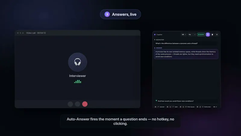 Interview Copilot screenshot 1 (video preview)