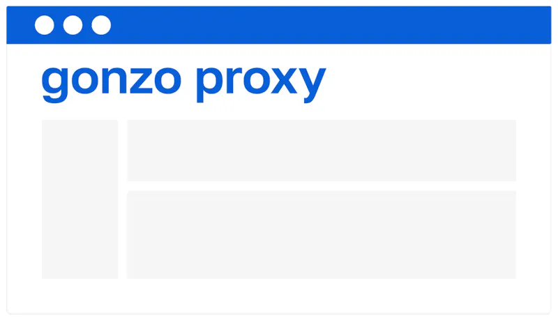 GonzoProxy screenshot 3