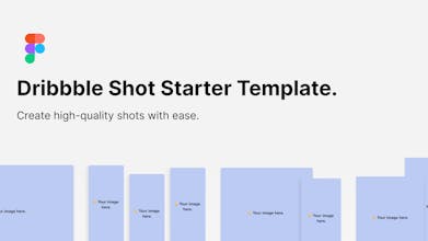 Dribbble Starter Templates for Figma gallery image