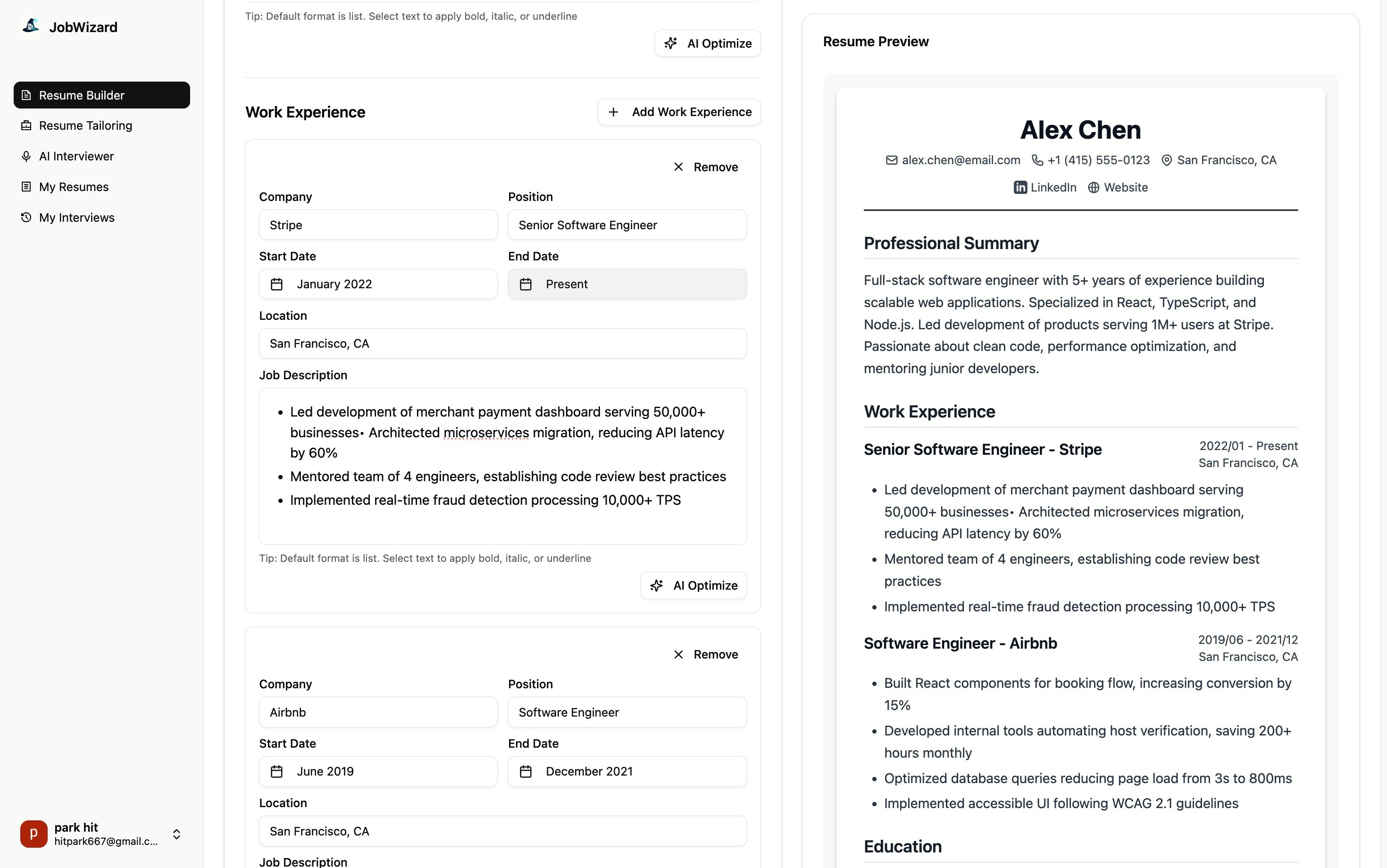 JobWizard gallery image