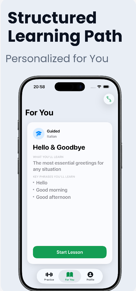 Talki - AI Language Learning - Screenshot 4 showing product features and functionality