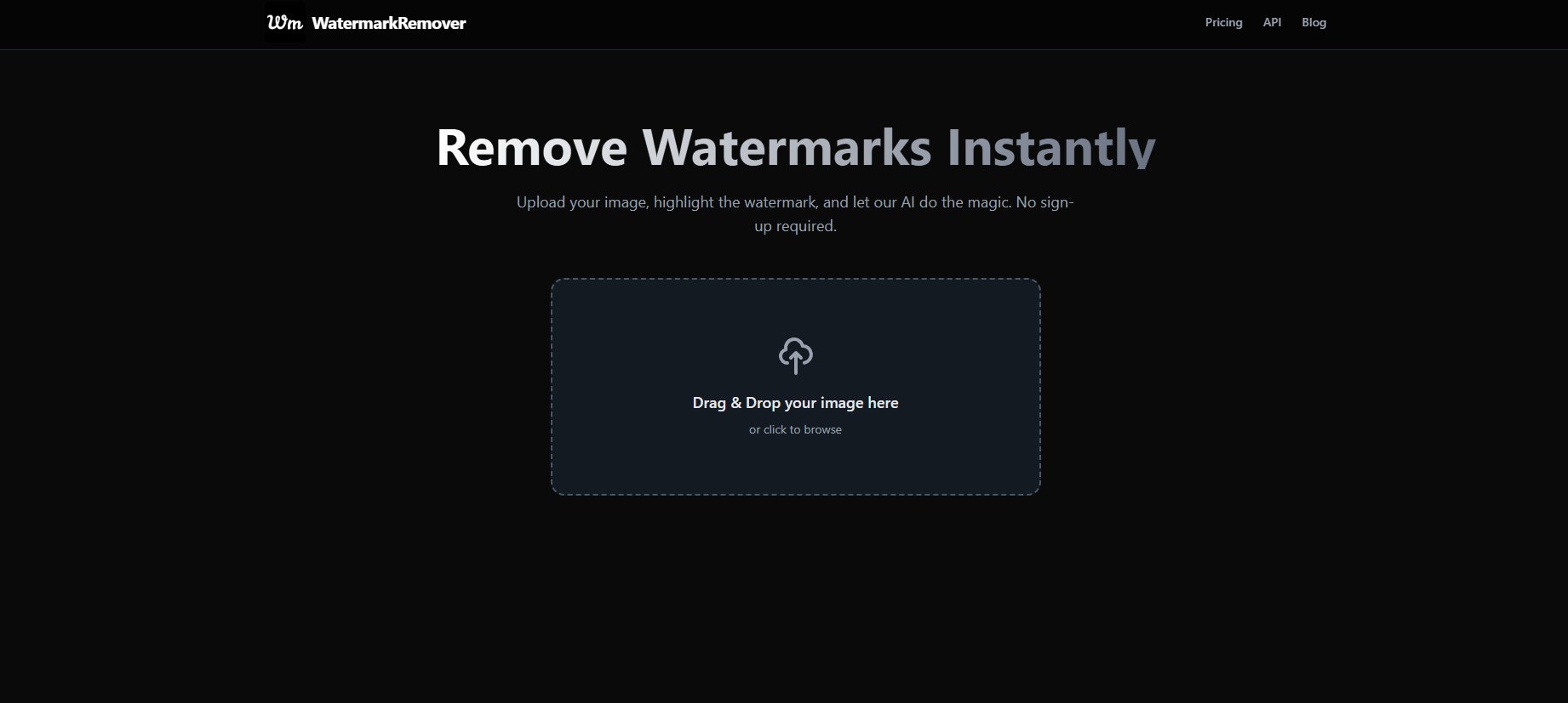 Free Watermark Remover - Screenshot 2 showing product features and functionality