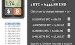 BTC to USD Conversion & Calculator for Chrome Browser image