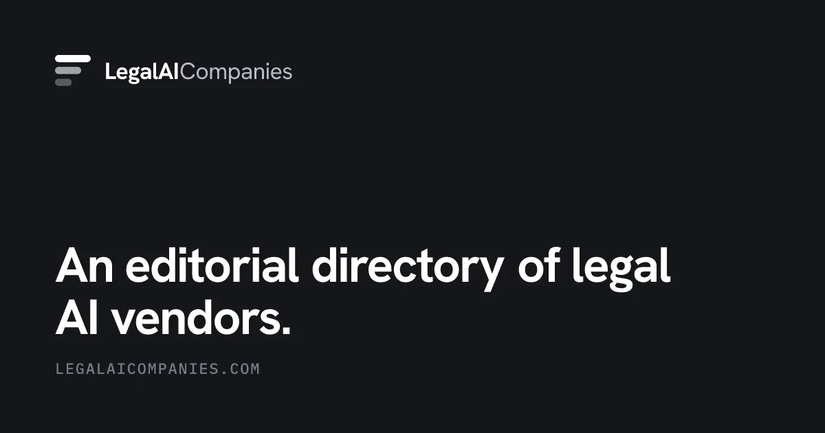 Legal AI Companies gallery image