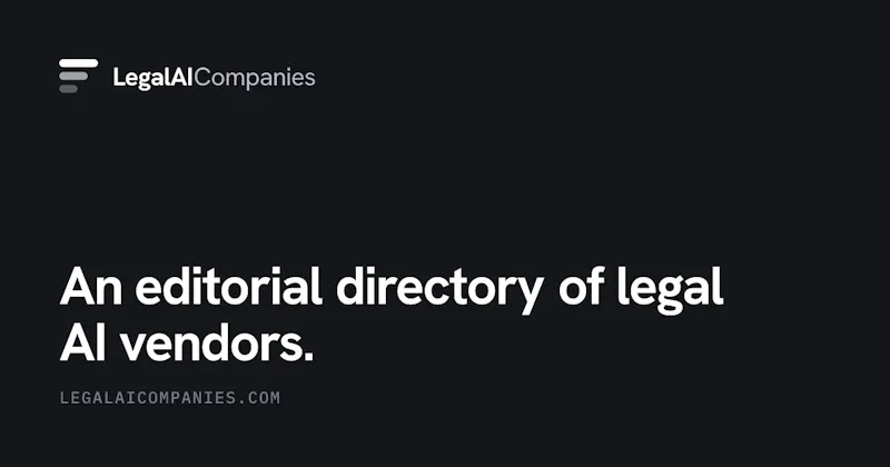 Legal AI Companies screenshot 1