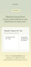 Matchya: AI Wellness Companion gallery image