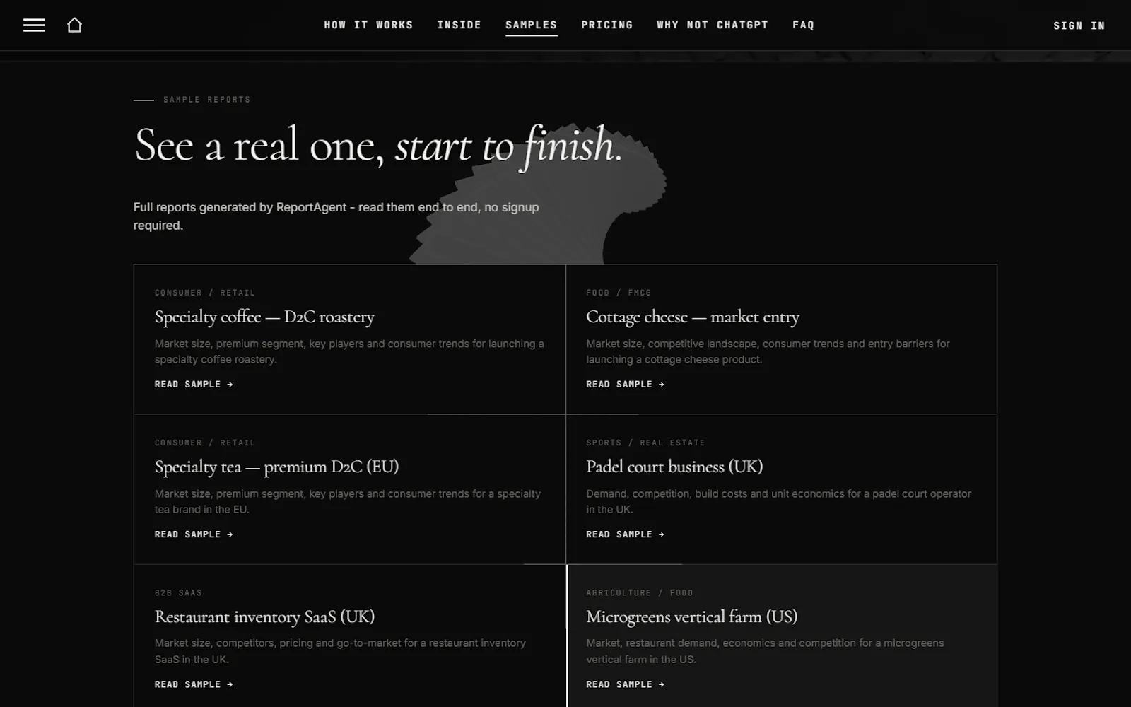 ReportAgent screenshot 2