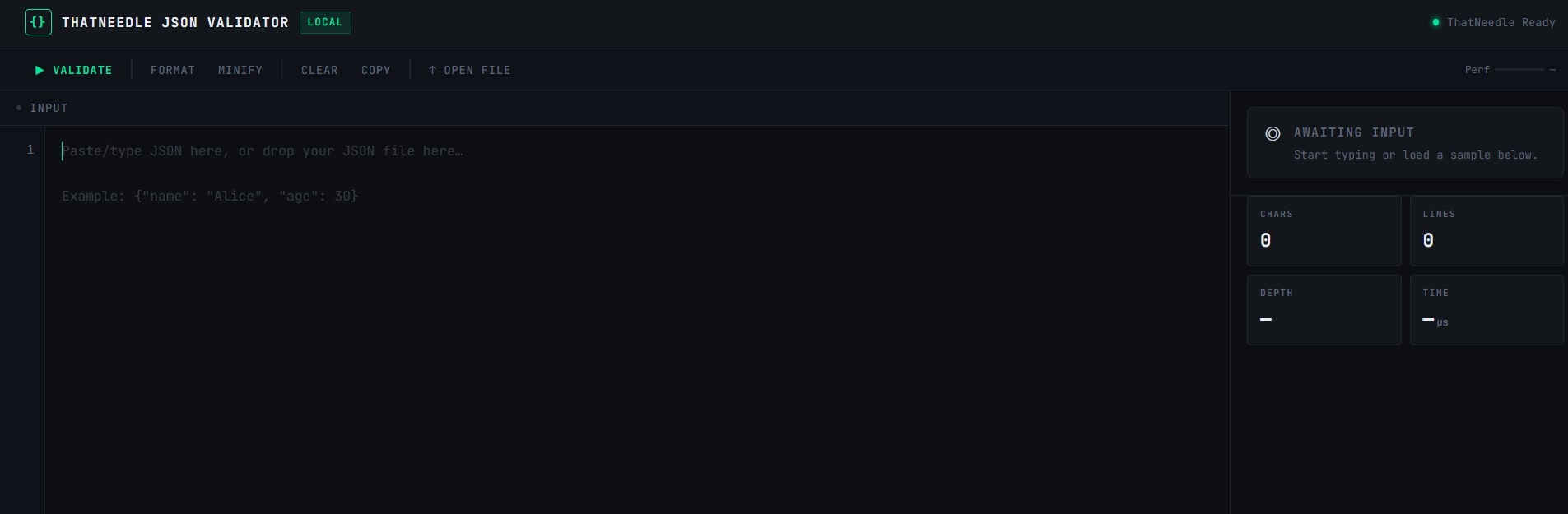 ThatNeedle JSON Validator gallery image