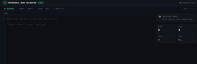 ThatNeedle JSON Validator gallery image