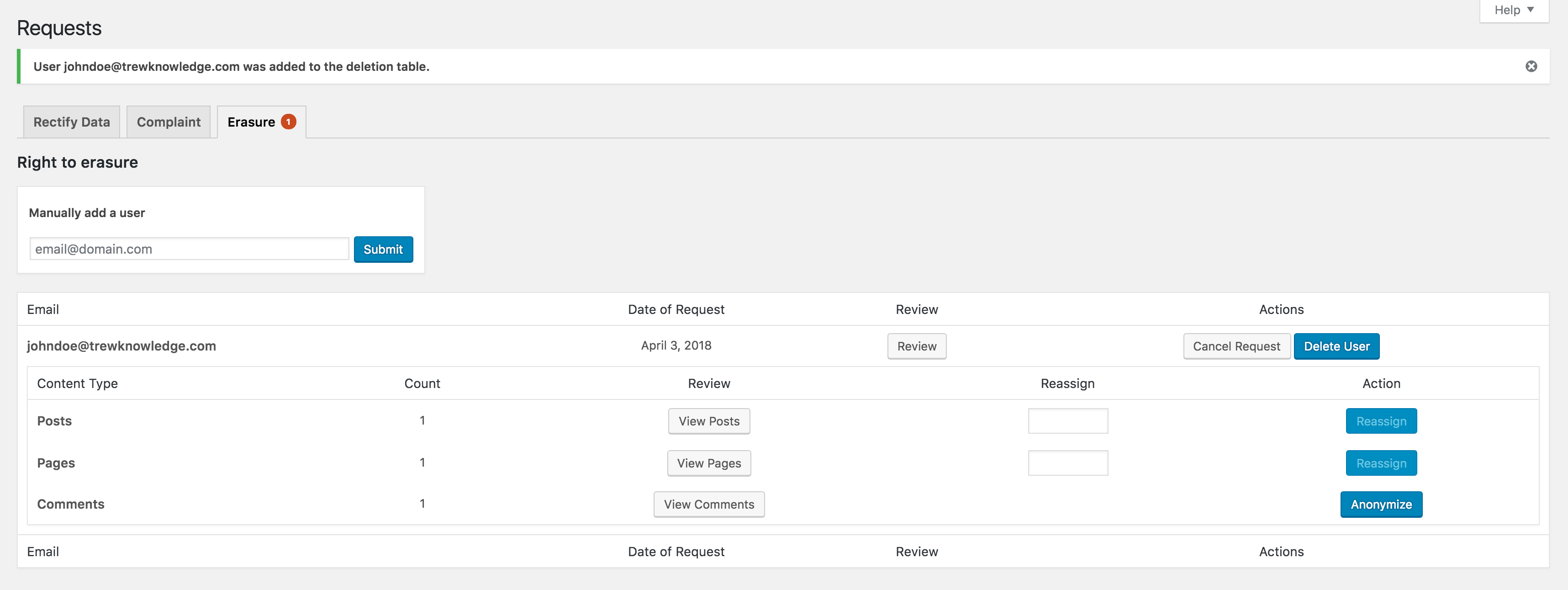 GDPR WordPress gallery image