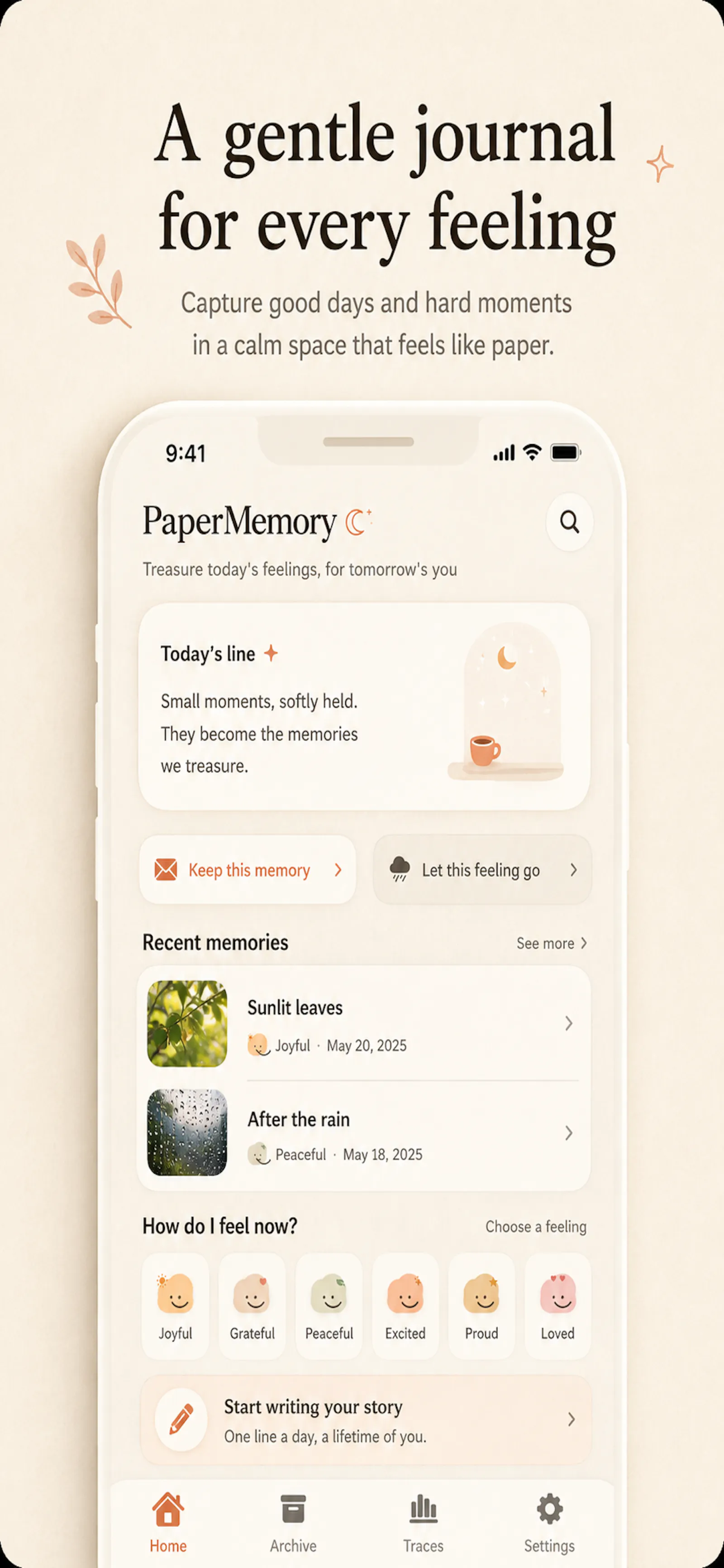 PaperMemory screenshot 1