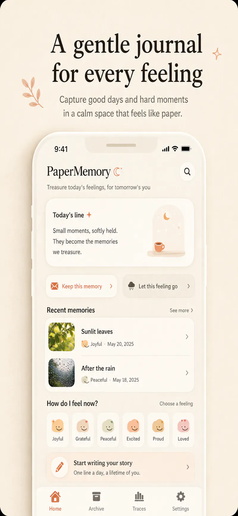 PaperMemory screenshot 1