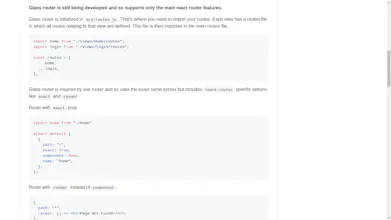 React Glass gallery image
