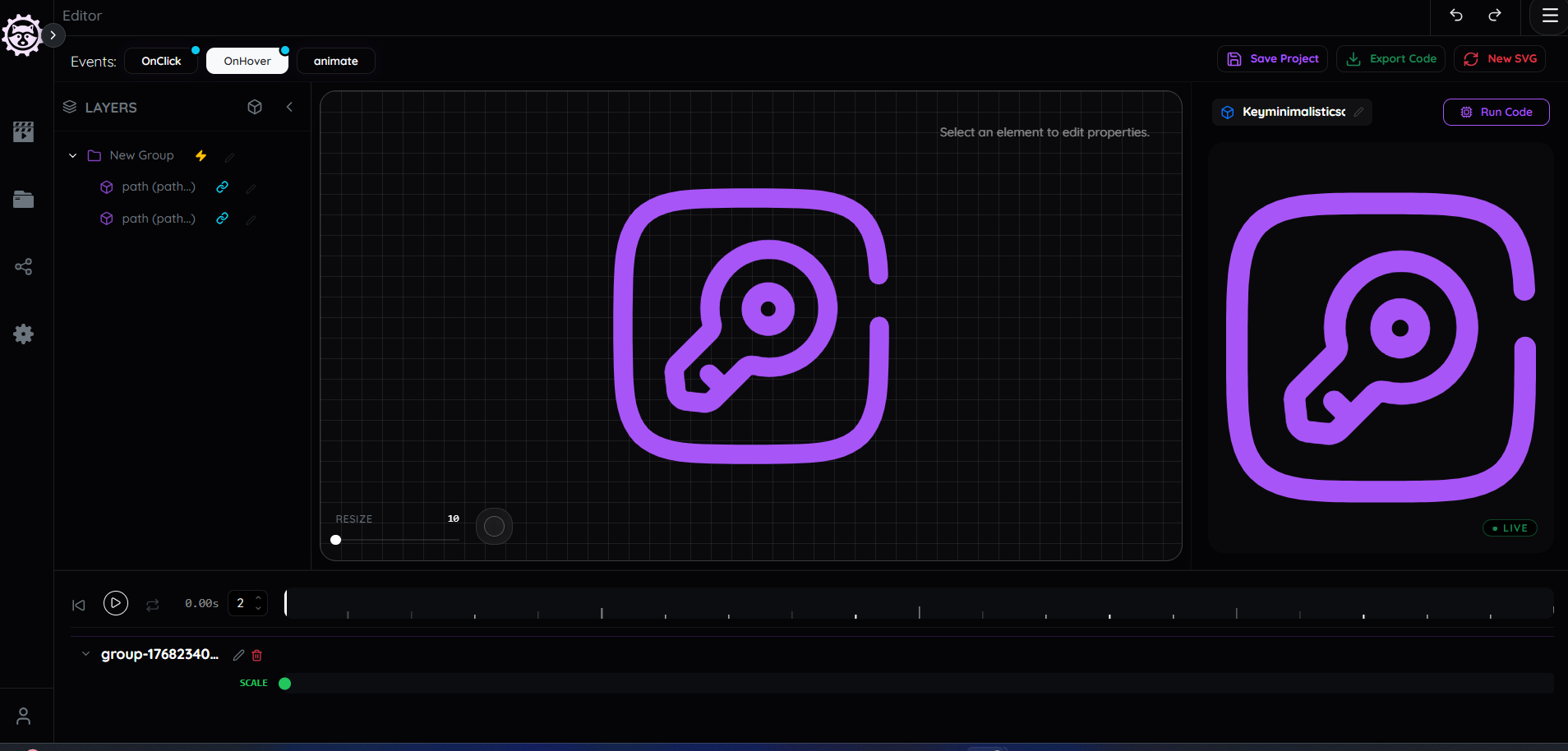 Bandit Animation - Screenshot 3 showing product features and functionality