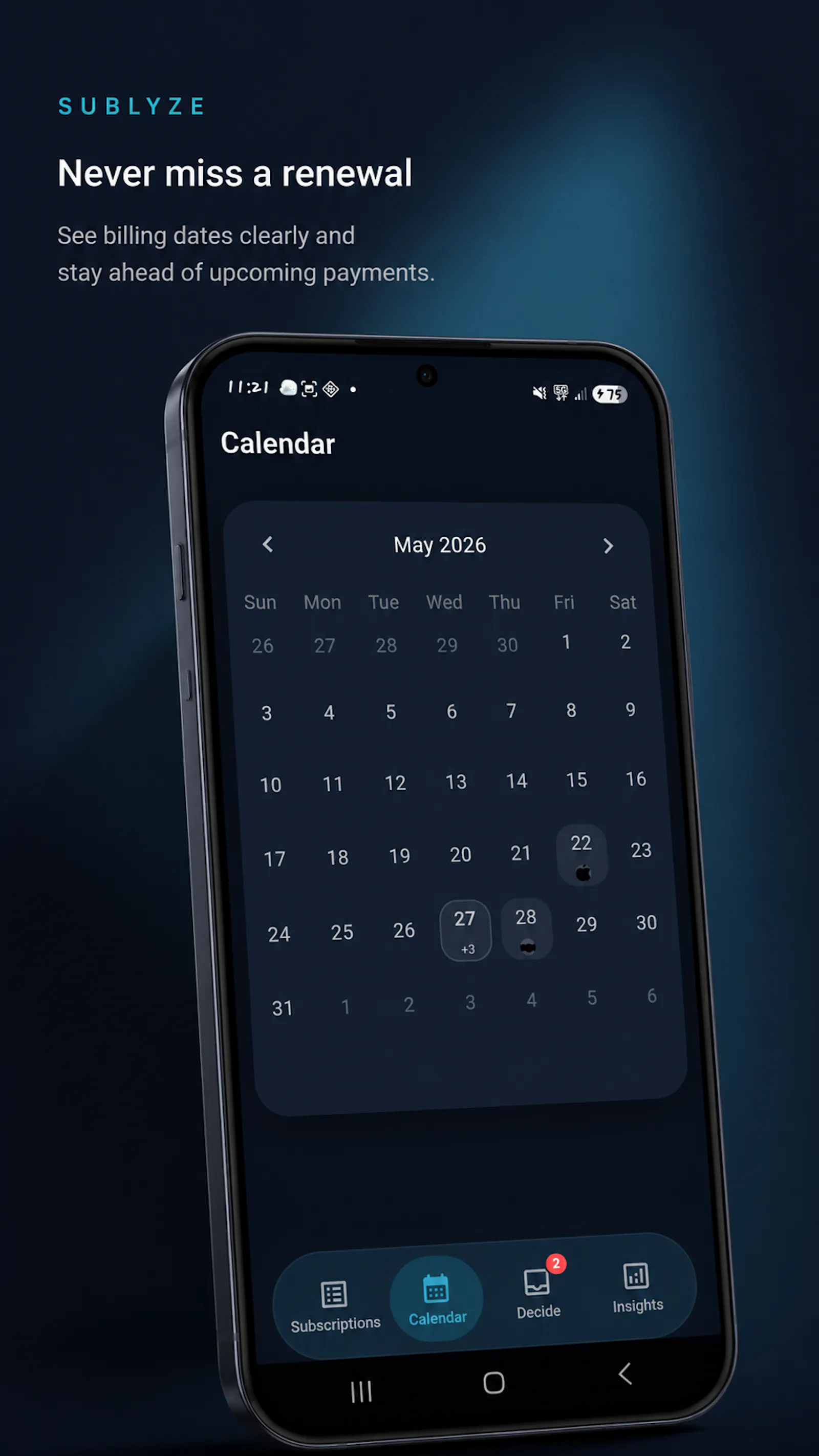 Sublyze: Subscription Tracker screenshot 5