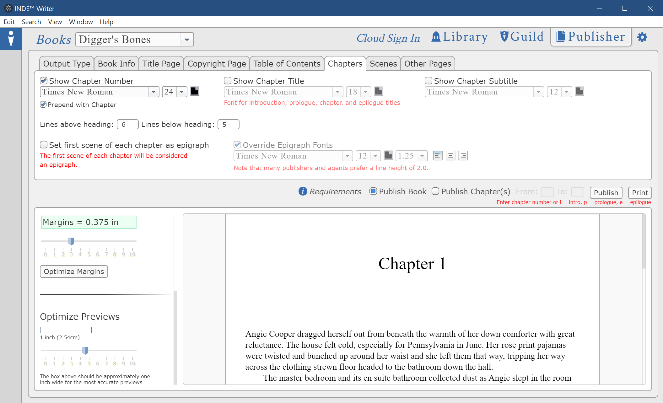 INDE Writer for Novelists gallery image