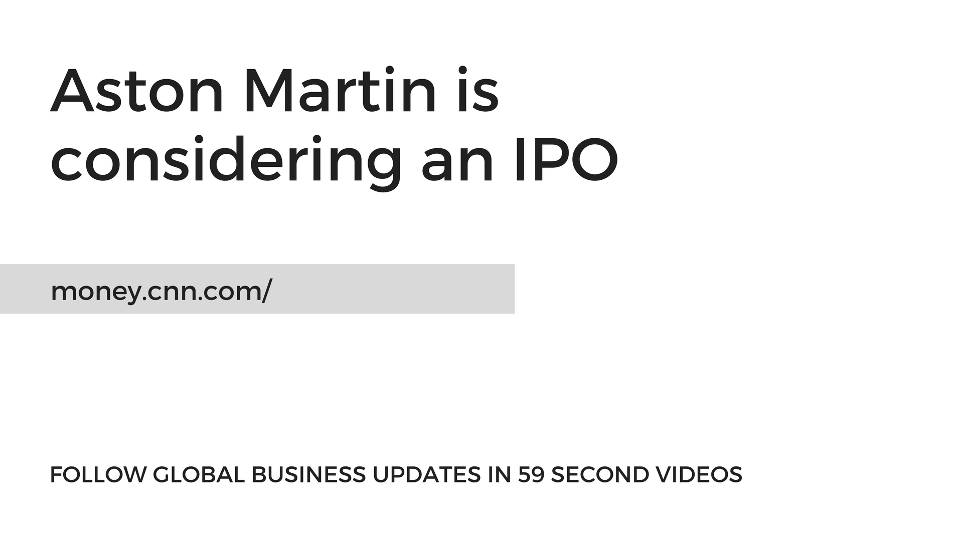 GLOBAL BUSINESS NEWS IN A BYTE SIZED VIDEO gallery image