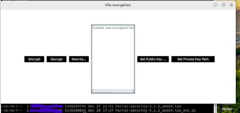 Multi OS file encryption with gui gallery image