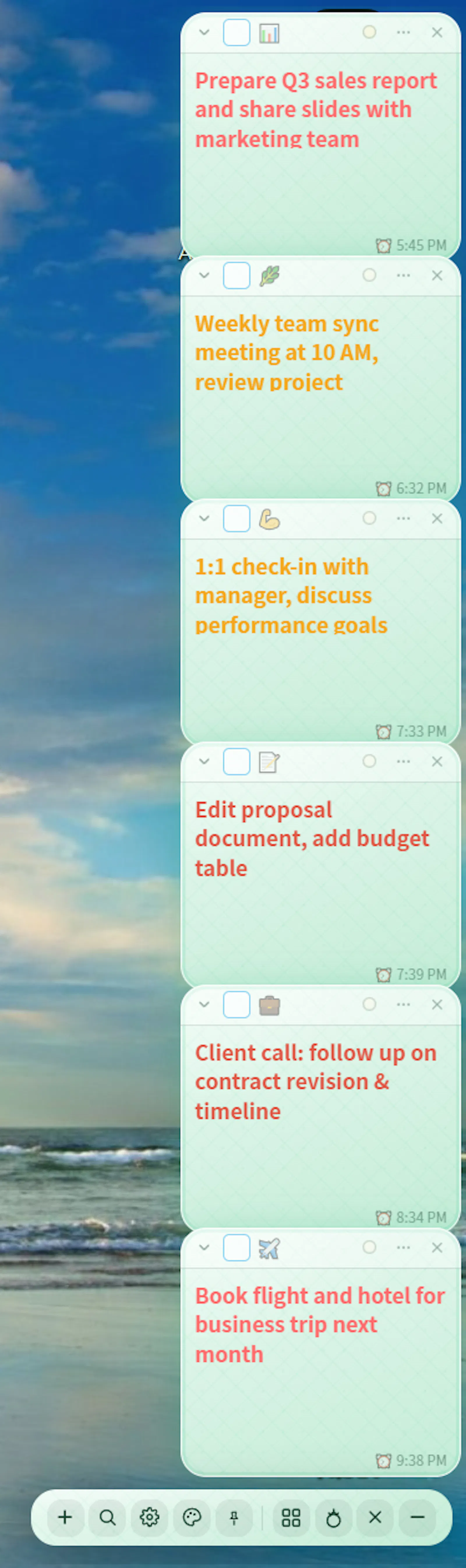 Sunmemo screenshot 3
