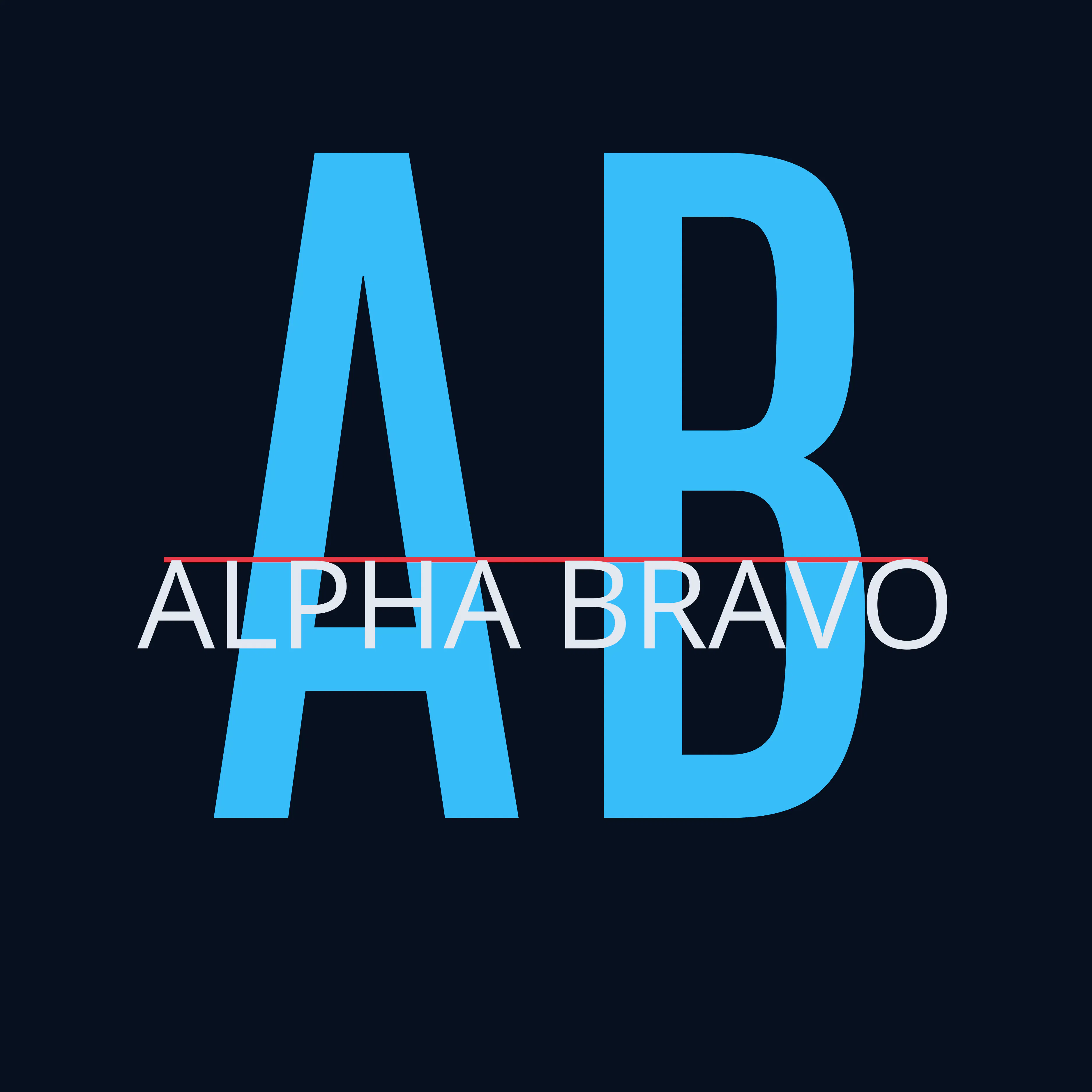 Alpha Bravo — NATO Phonetic Alphabet gallery image