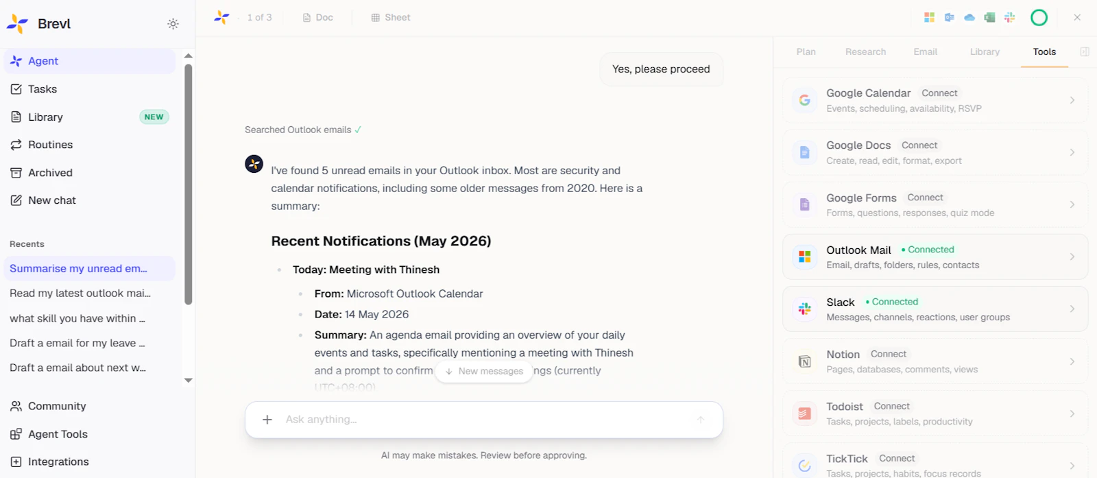 Brevl screenshot 4
