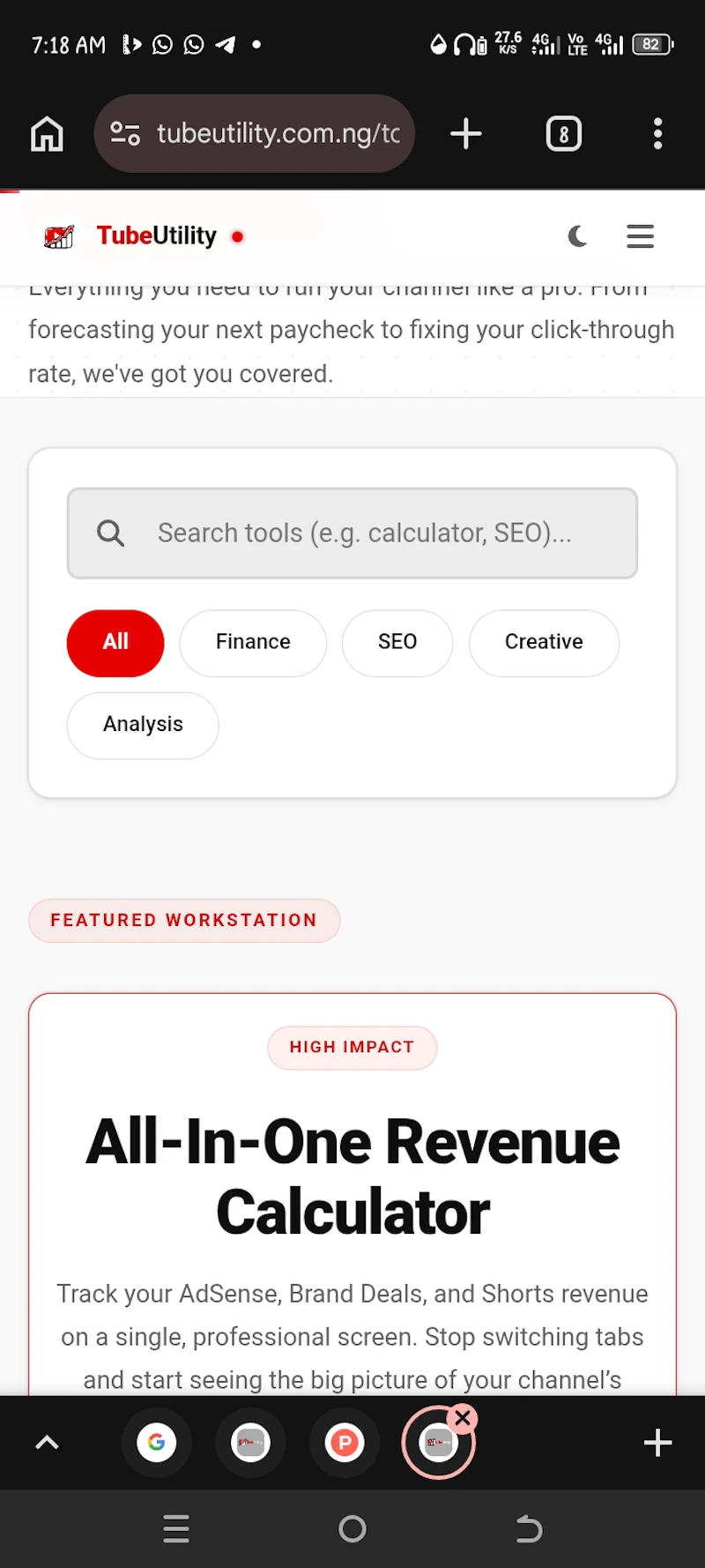 TubeUtility — Free Tools for YT Creators screenshot 7