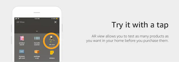 Amazon AR view gallery image