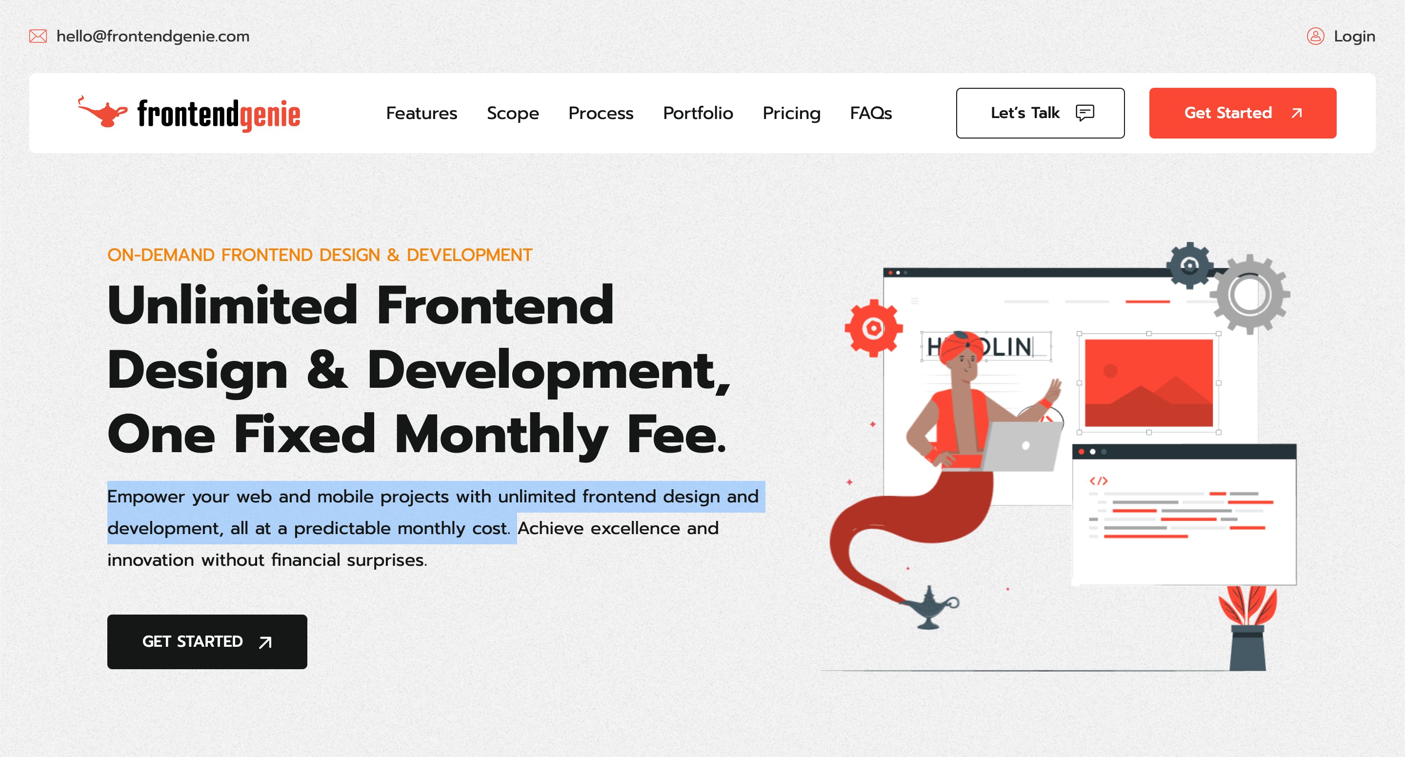 Frontend Genie media 1