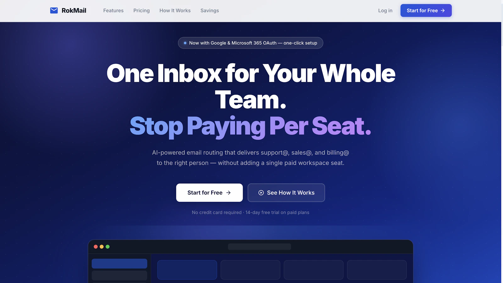 RokMail screenshot 1