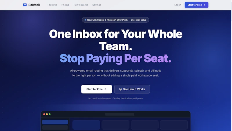 RokMail screenshot 1