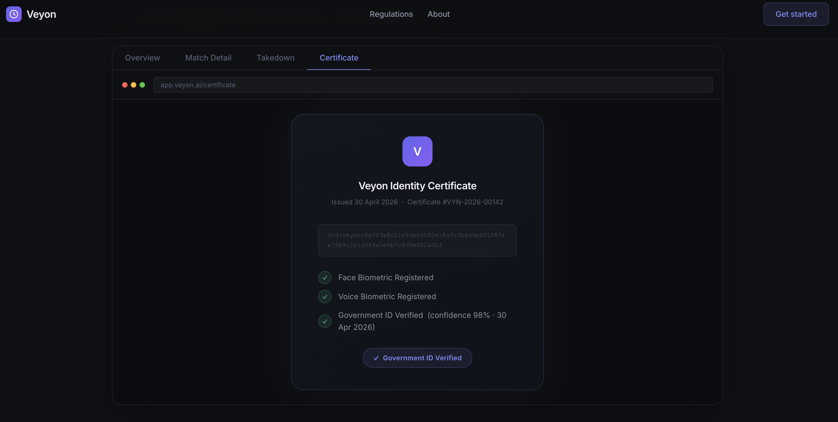 Veyon — Know what's real. gallery image